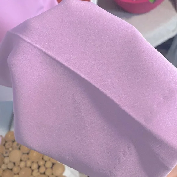 Zara Women's Purple High-Waisted Pants - Picture 8 of 10